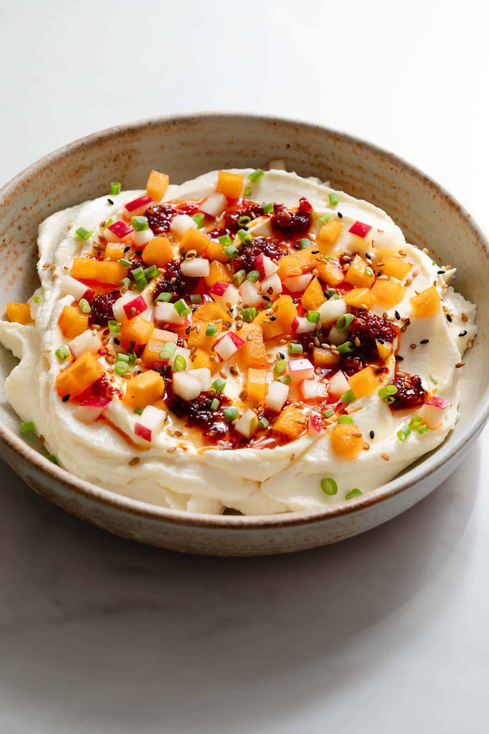 Whipped Mozzarella and Cheddar Dip